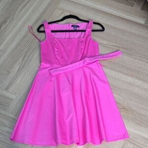 CHAPS BY RALPH LAUREN Vibrant Pink Sleeveless Dress Size 4